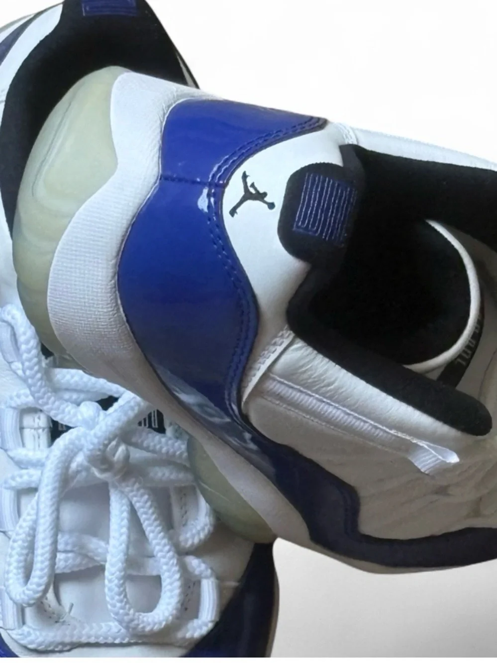 Jordan Men’s Athletic Shoes in White, Blue and Black
